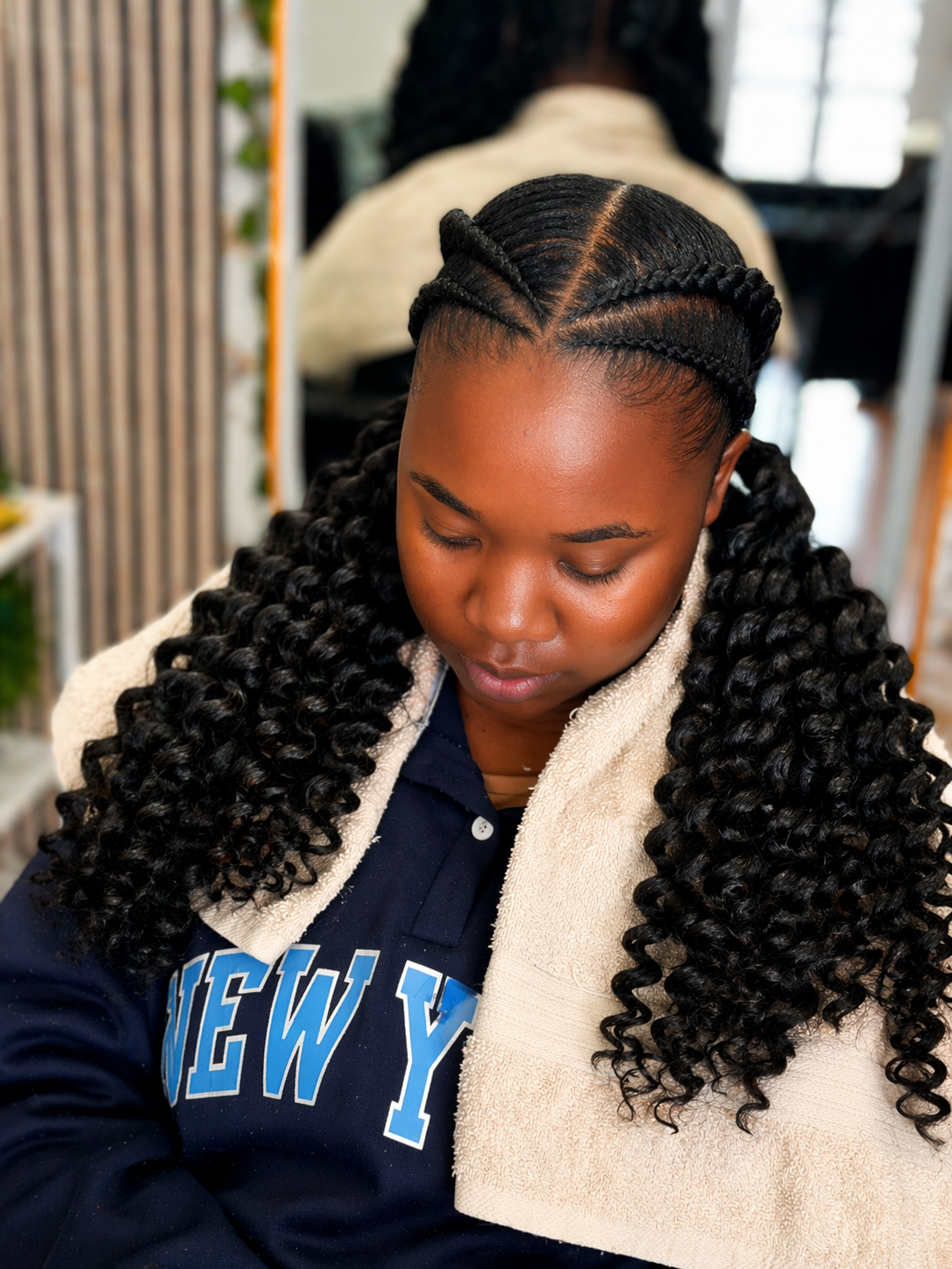 Curly Ponytail Braids