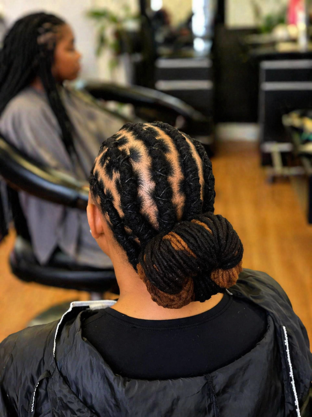 Elegant Twisted Low Bun